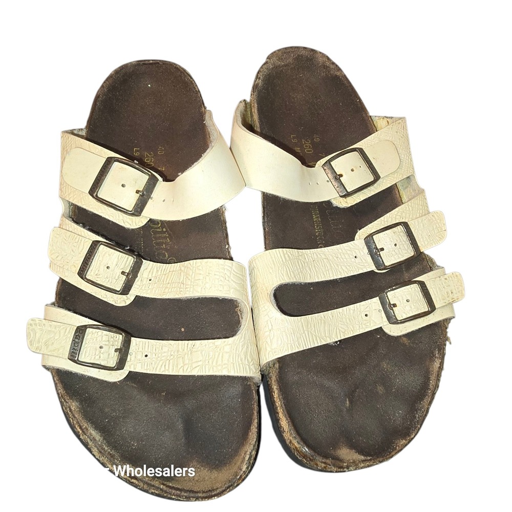Papillio by Birkenstock 3 Strap Sandals Slides Comfort EU 40 US 9